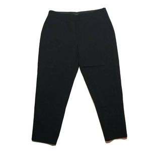 Eileen Fisher Dress Pants Black Viscose Wool